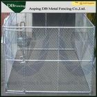 Removable Temporary Chain Link Portable Barriers Fencing For Concerts / Festivals
