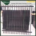 Galvanized Wrought Iron Garden Fence Panels Decorative Security Fence Anti Climb