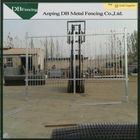 High Strength Security Steel Picket Fence Wrought Iron Mesh Fence Panels