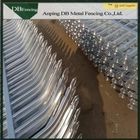 Protective / Decorative Steel Picket Fence Wrought Iron Metal Fence Panels