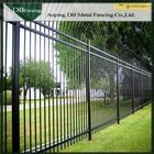 Outdoor Wrought Iron Security Fence / Powder Coated Picket Fencing For Garden