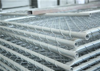 Hot Dipped Galvanized Temporary Chain Link Fence / Construction Site Fence 6'X12'