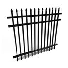 2400mm Width Commercial Metal Ornamental Fence Fully Welded Spear Picket