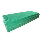 Green Fibreglass Grating / FRP Grating For Chemical Industry , Power Plant