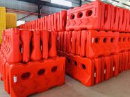 780mm Height Three Holes Water Filled Barriers With Fence , Water Filled Road Barriers