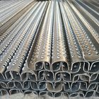 Galvanized Perf - O Grip Strut Grating Walkway &amp; Stair Treads In Silver Color