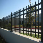 Black Powder Coated Heavy Duty Tubular Garrison Fence