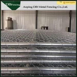 Ограждать портативного звена цепи временный обшивает панелями 6' установка С10 съемная легкая