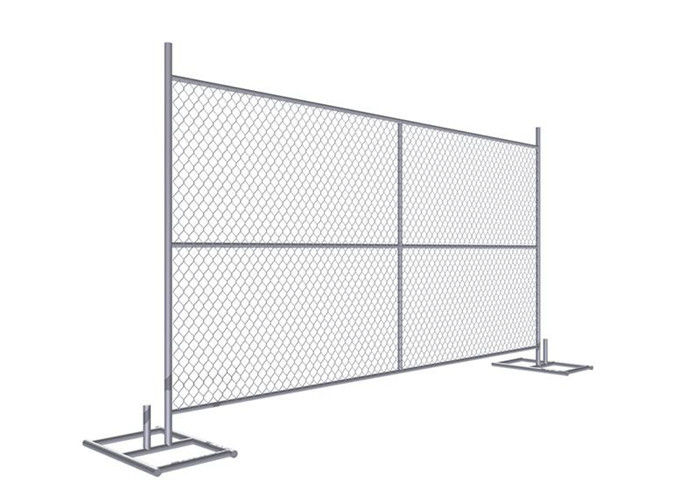 構造の一時的なチェーン・リンクの塀はパネルをはめます6ft x 12ft、6ft x 10ft O.D. 1-1/4」および1-3/8」に