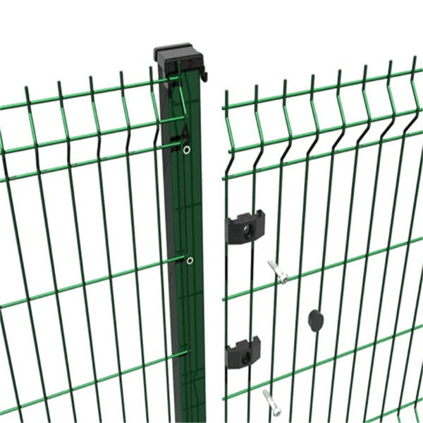 Galvanized And Powder Coated Wire Mesh Fencing Of 3D Welded Wire Mesh Panel