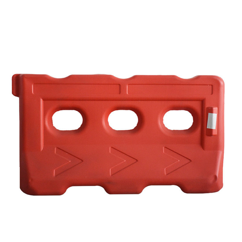 780mm Height Three Holes Water Filled Barriers With Fence , Water Filled Road Barriers