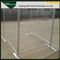 Security Construction Site Chain Link Fence Hot Dipped Galvanized Treatment