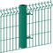Green 3D Welded Curved Panel Welded Wire Fence Triangle Bending Eco Friendly