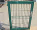 Green 3D Welded Curved Panel Welded Wire Fence Triangle Bending Eco Friendly