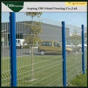 Many Colored Metal Wire Fence Panels Weather - Proof For Protection Zone