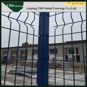 Anti - Corrosion 3D Steel Welded Wire Fence Galvanized / PVC Coated Treatment
