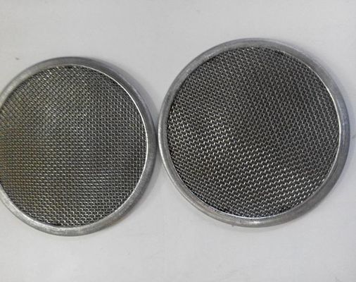 Filtro de malla de alambre de disco redondo de acero inoxidable de 10 micrones