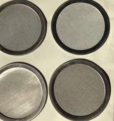 Galvanized 500 Mesh 30cm AISI304 SS316L Filter Mesh Disc