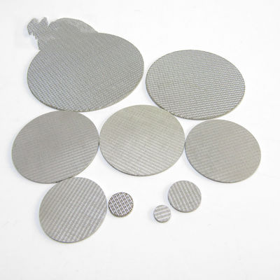 Alambre Mesh Filter Disc de la armadura llana 1100um SS316 del ISO
